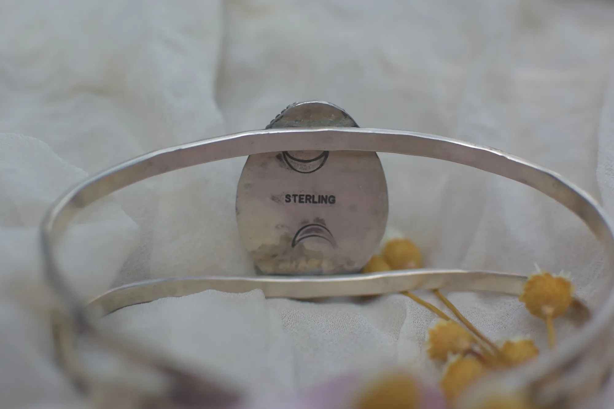 Hexagon Citrine with Phantom Quartz Cuff