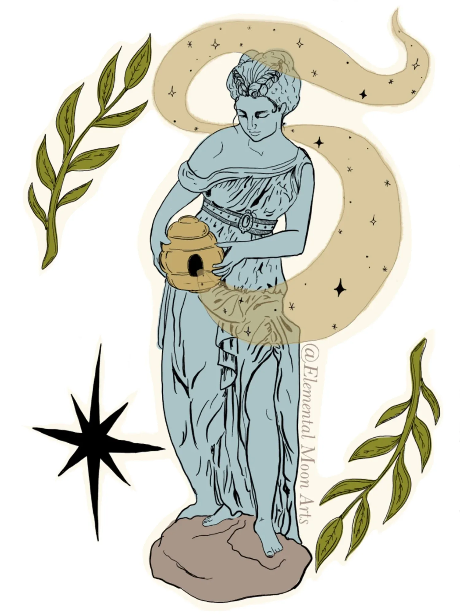 Beekeeper Goddess Sticker
