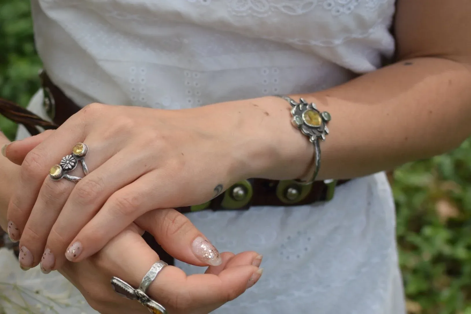 Medeina Citrine Cuff