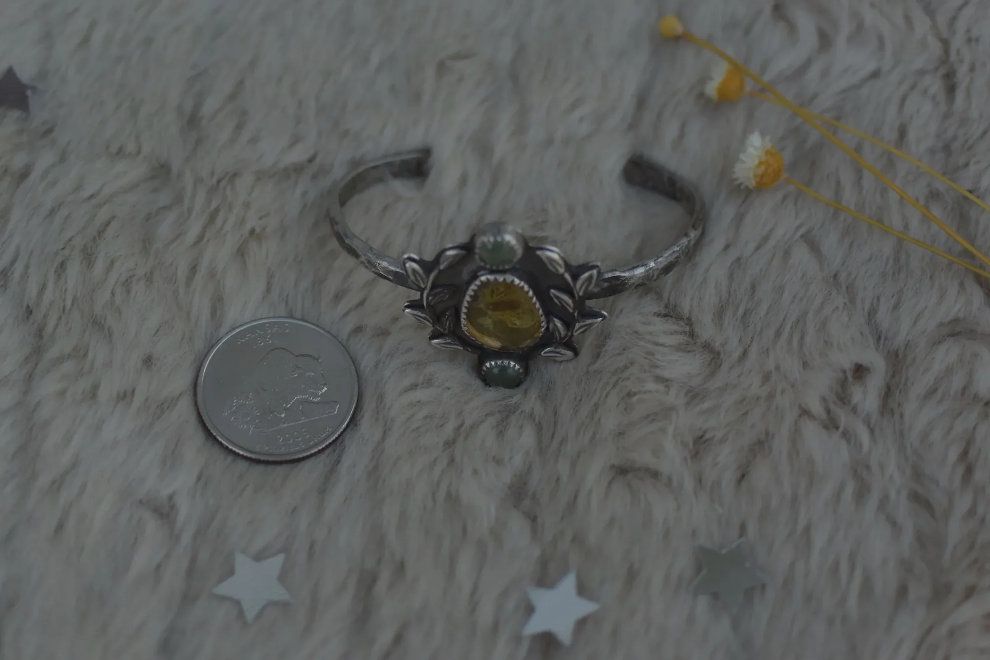 Medeina Citrine Cuff