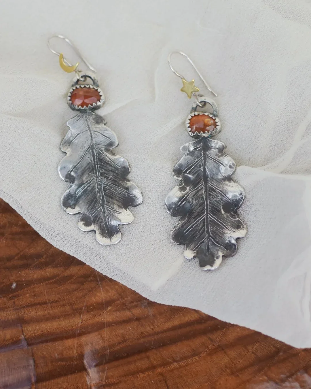 Dragon Etched Earrings