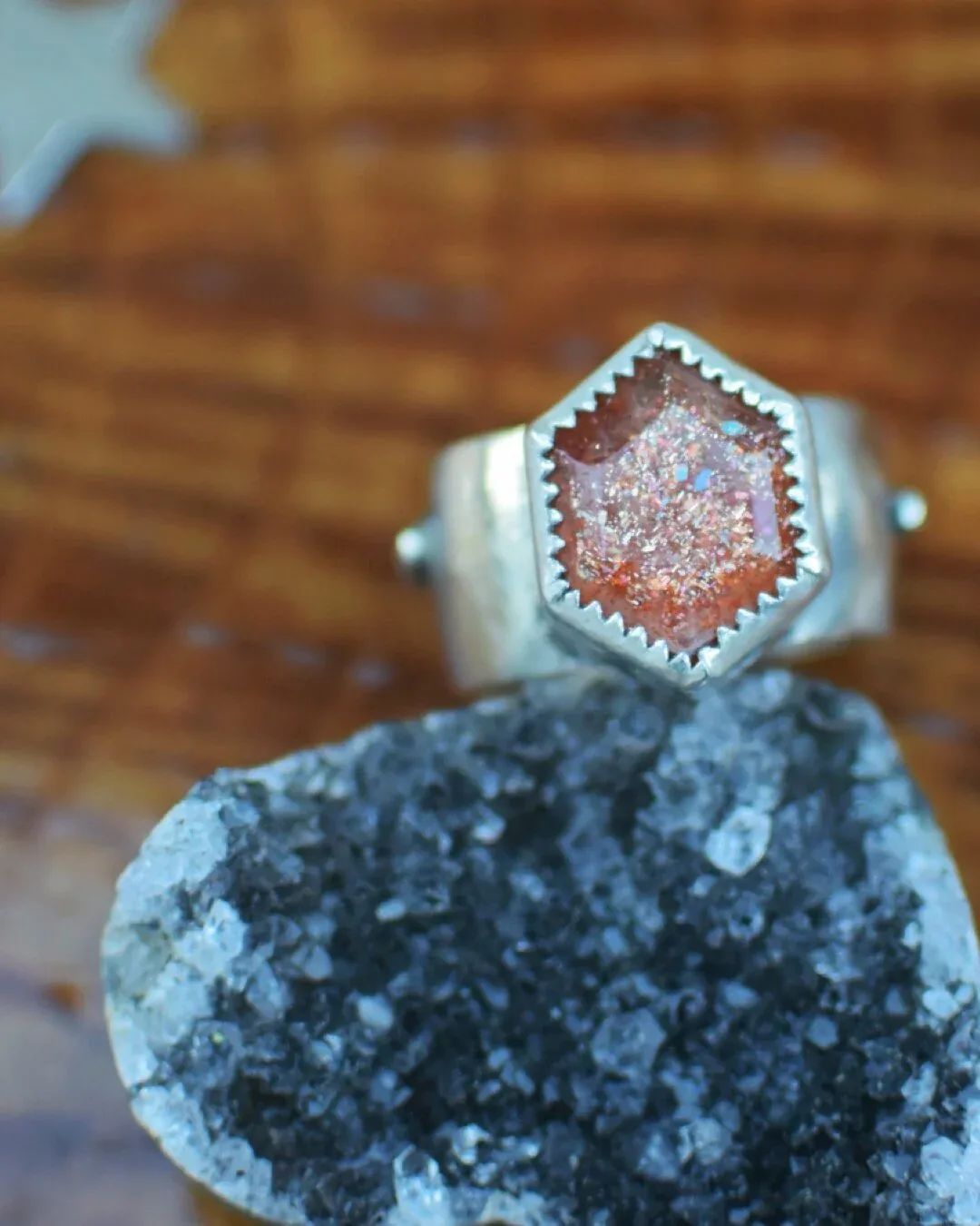 Ethereal Moonstone & Pearl Embrace Ring - Celestial Jewelry