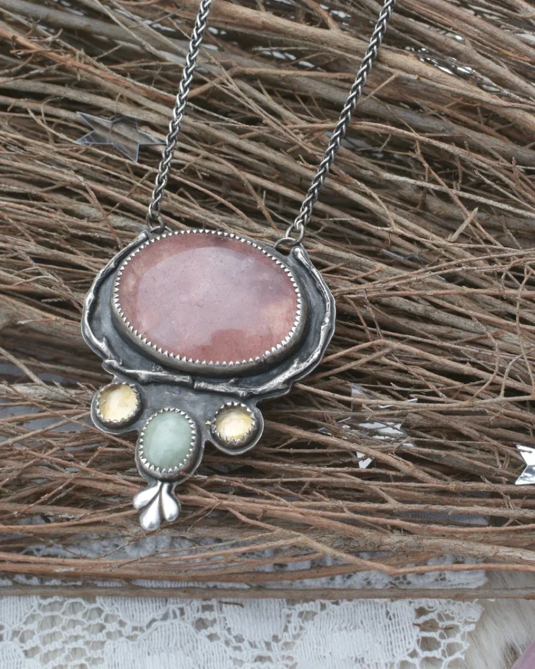 Baba Yaga Bolo on Leather Cord