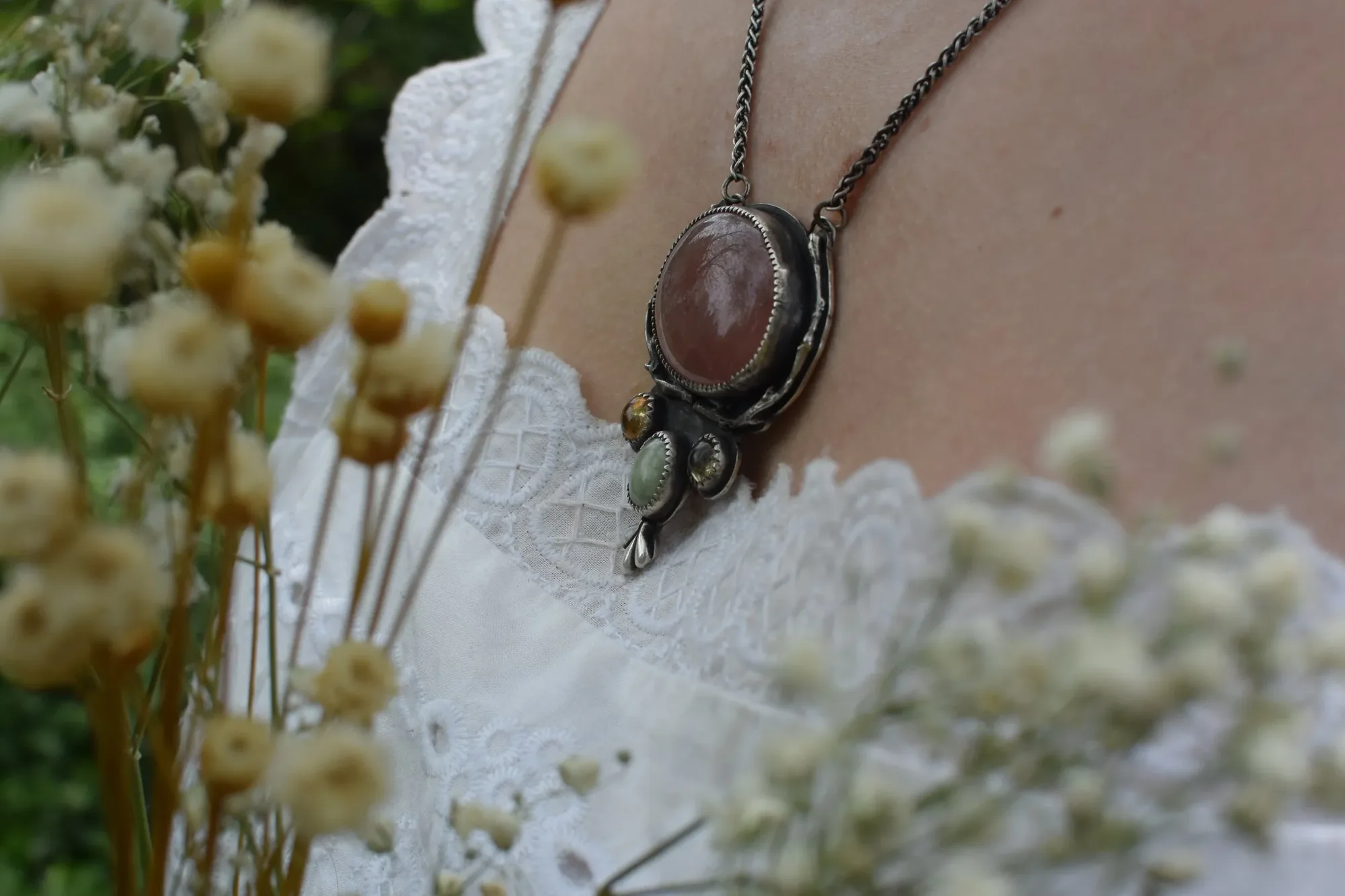 Baba Yaga Bolo on Leather Cord