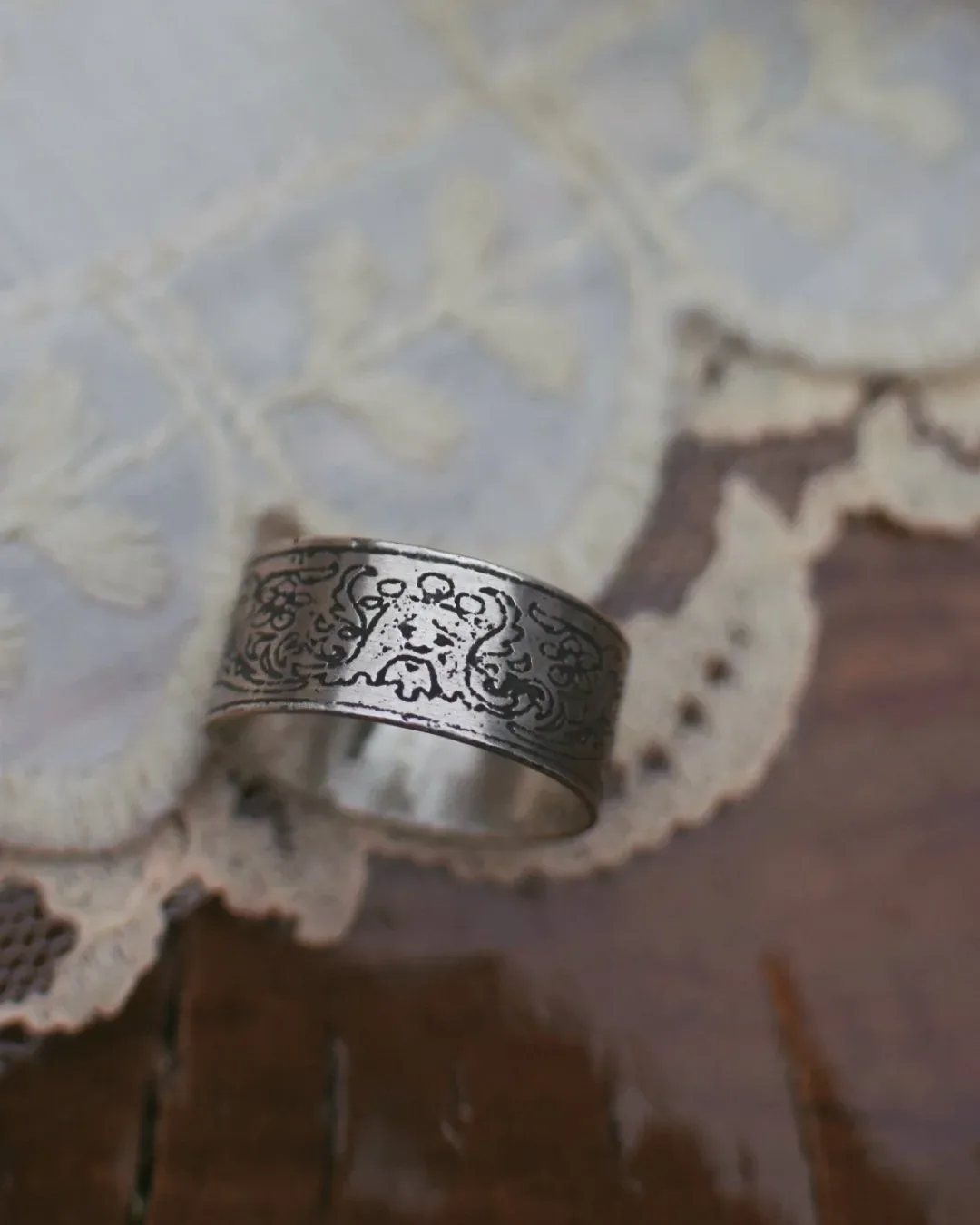 Labradorite Ghost Ring- Size 10