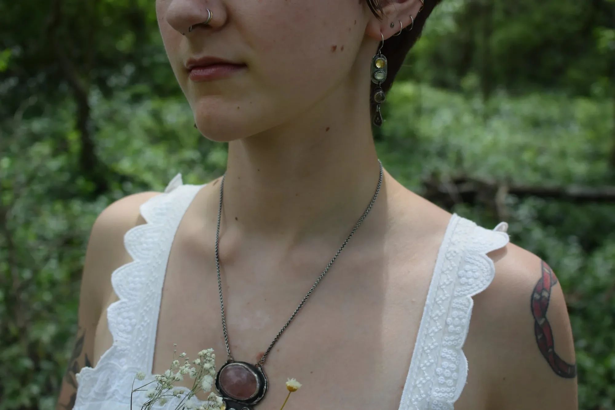 Amber Pumpkin Pendant, Without Chain