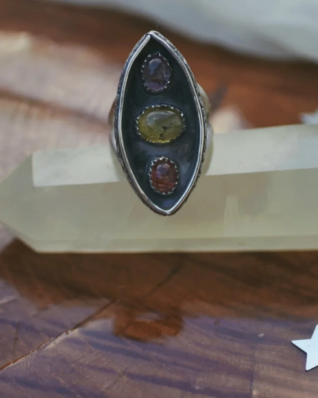 Mother of Pearl Gateway Ring- Size 9.5