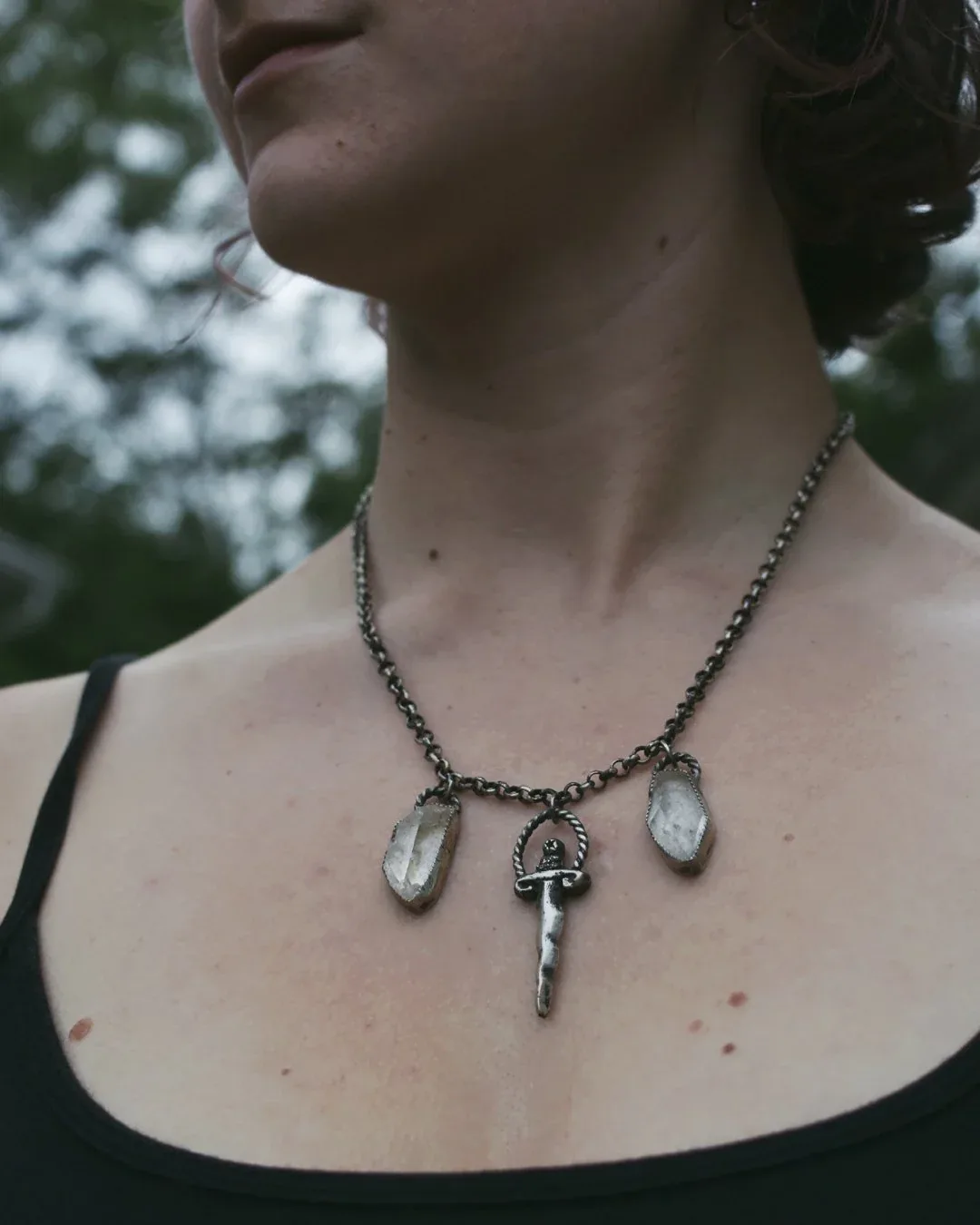 Ancient Armor Necklace no.1- 18" Chain