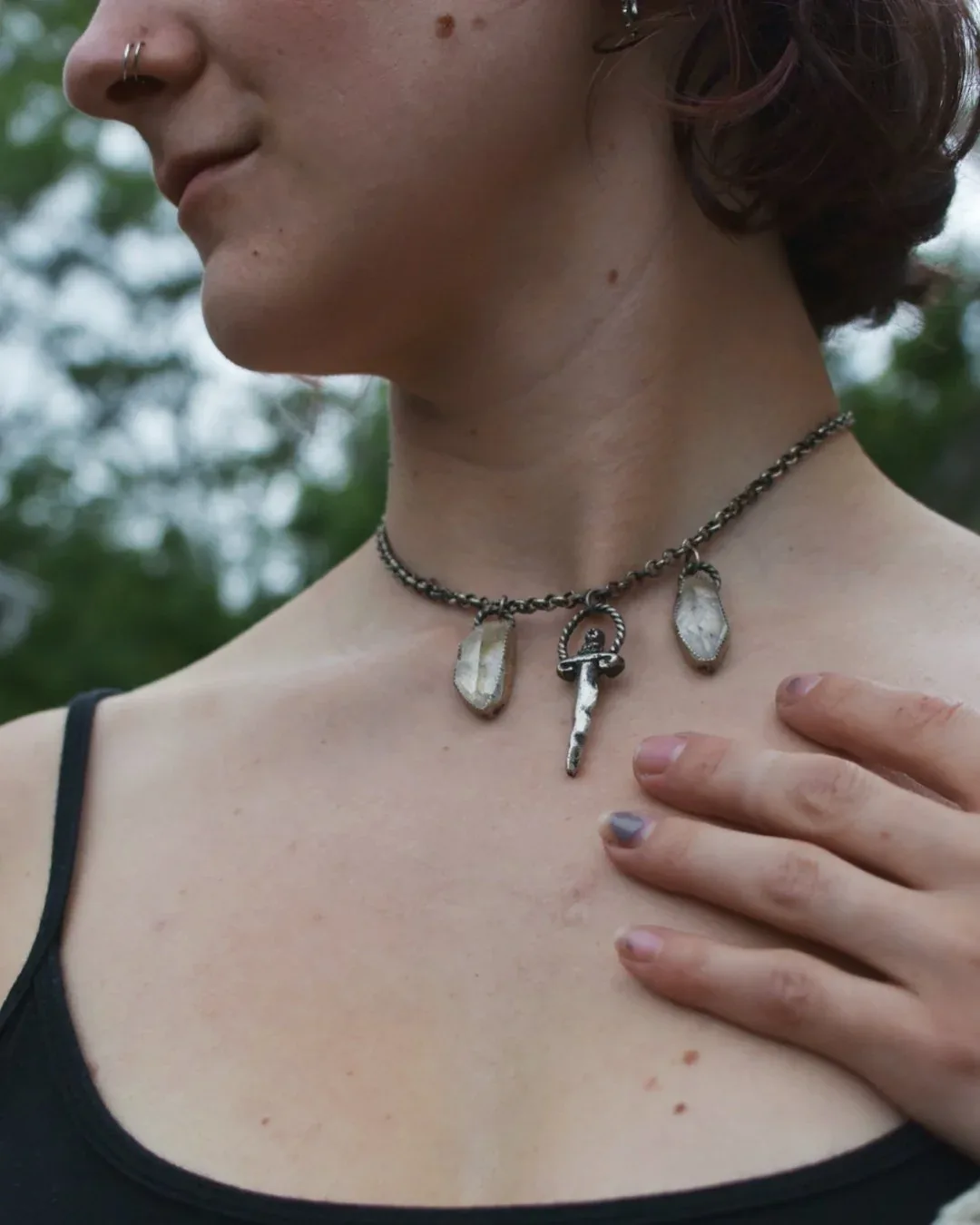Ancient Armor Necklace no.1- 18" Chain