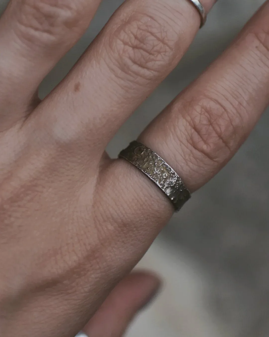 Lepidocrocite Filigree Ring- sz 5