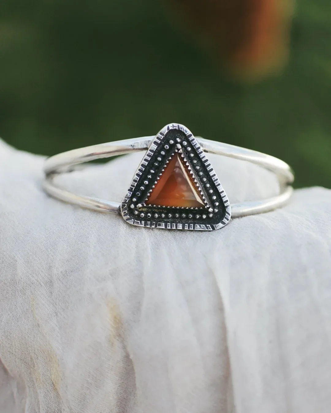 Montana Agate Cuff -size 6.75”