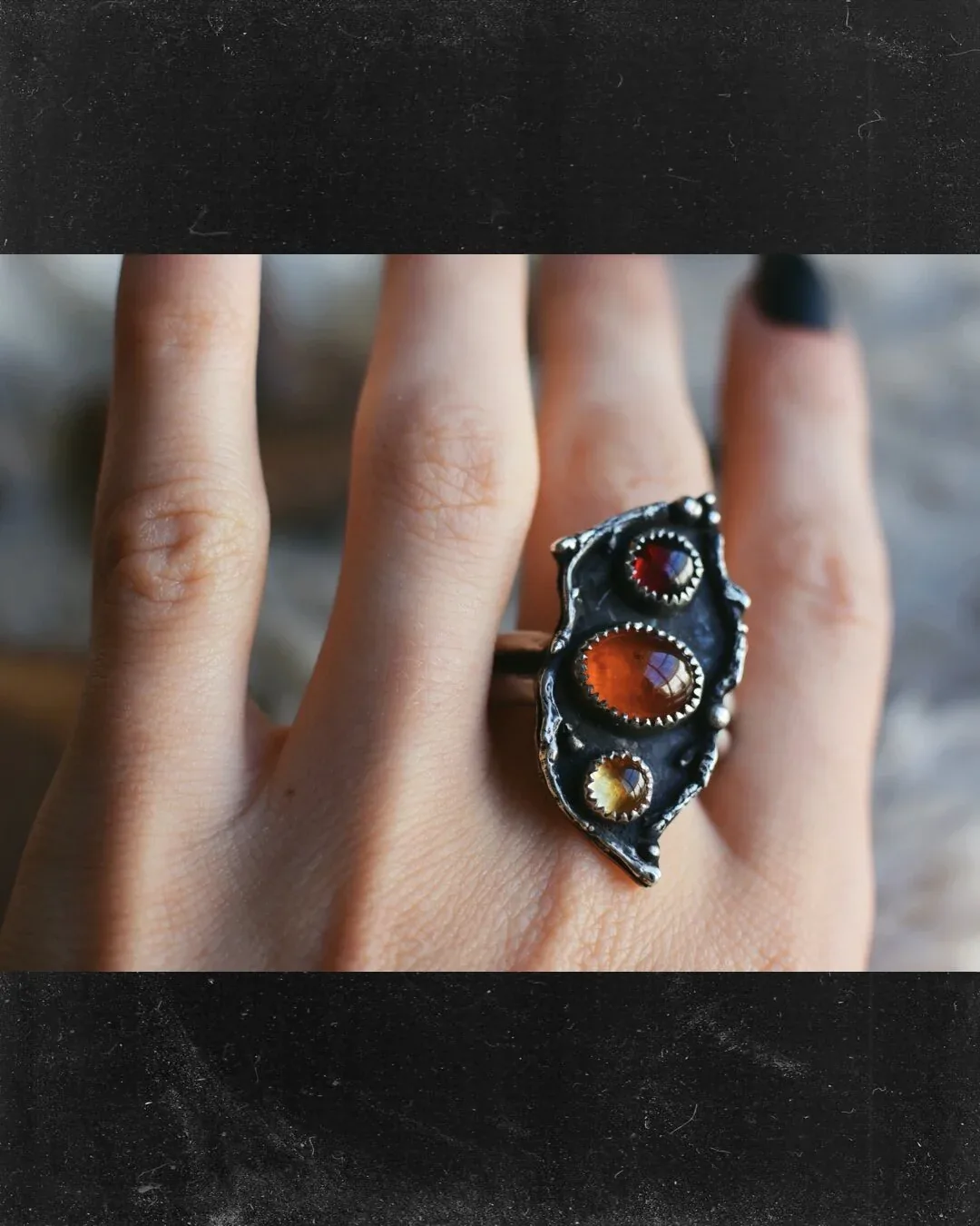 Fall Brush Ring- size 10.75