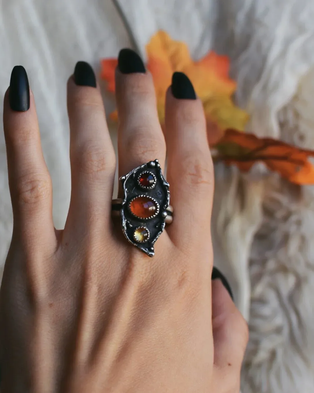 Fall Brush Ring- size 10.75