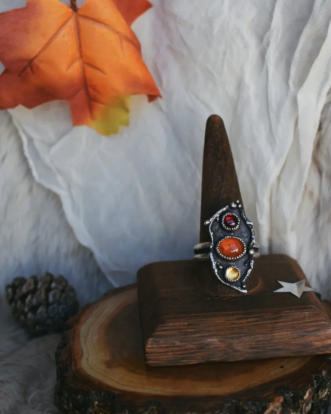 Fall Brush Ring- size 10.75