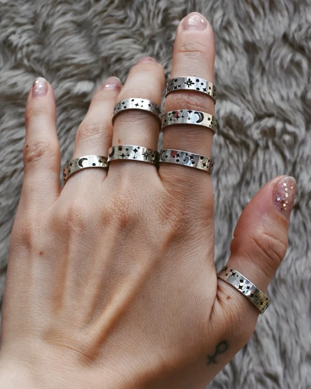 Stargazer 5mm Sterling Band