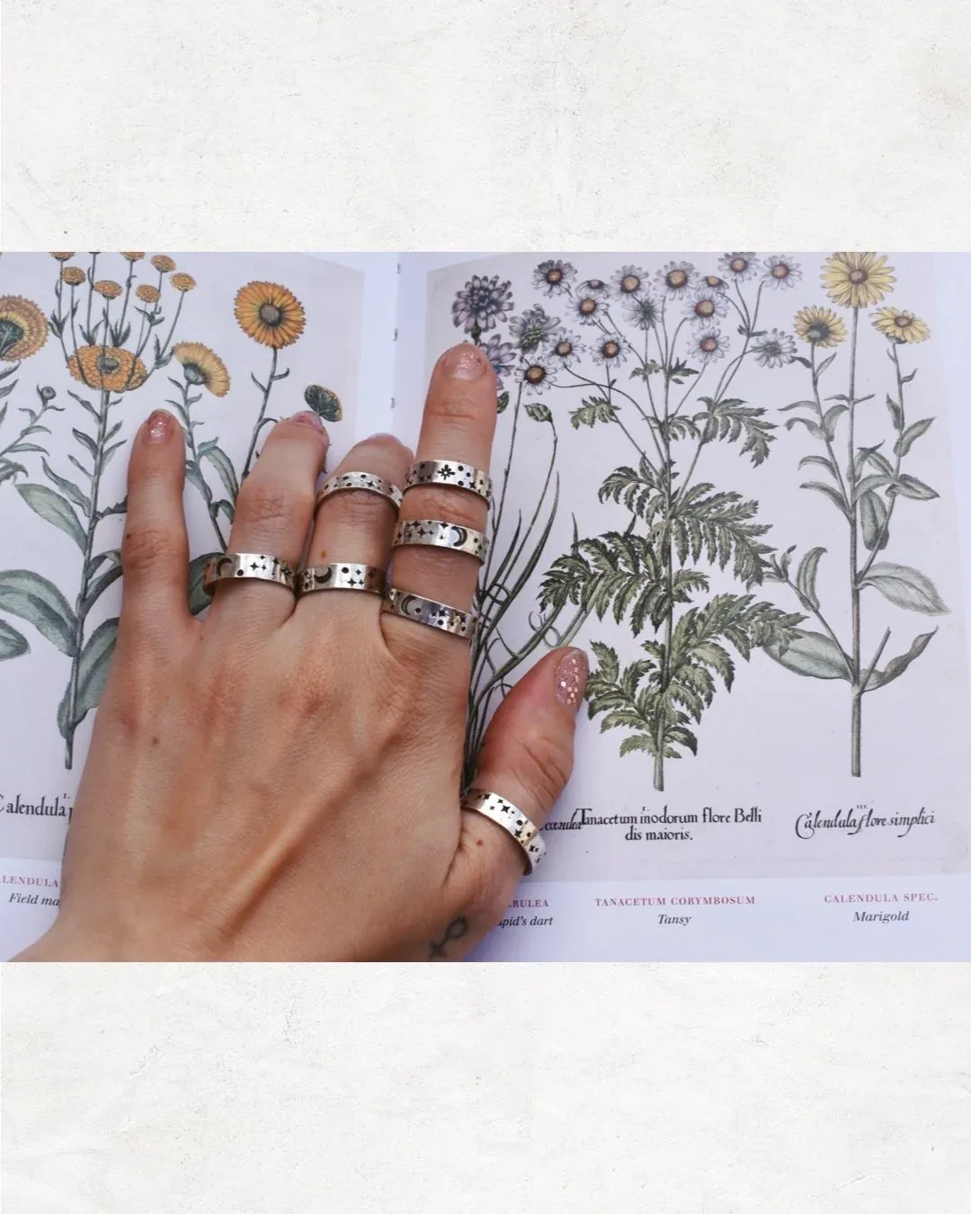 Stargazer 5mm Sterling Band