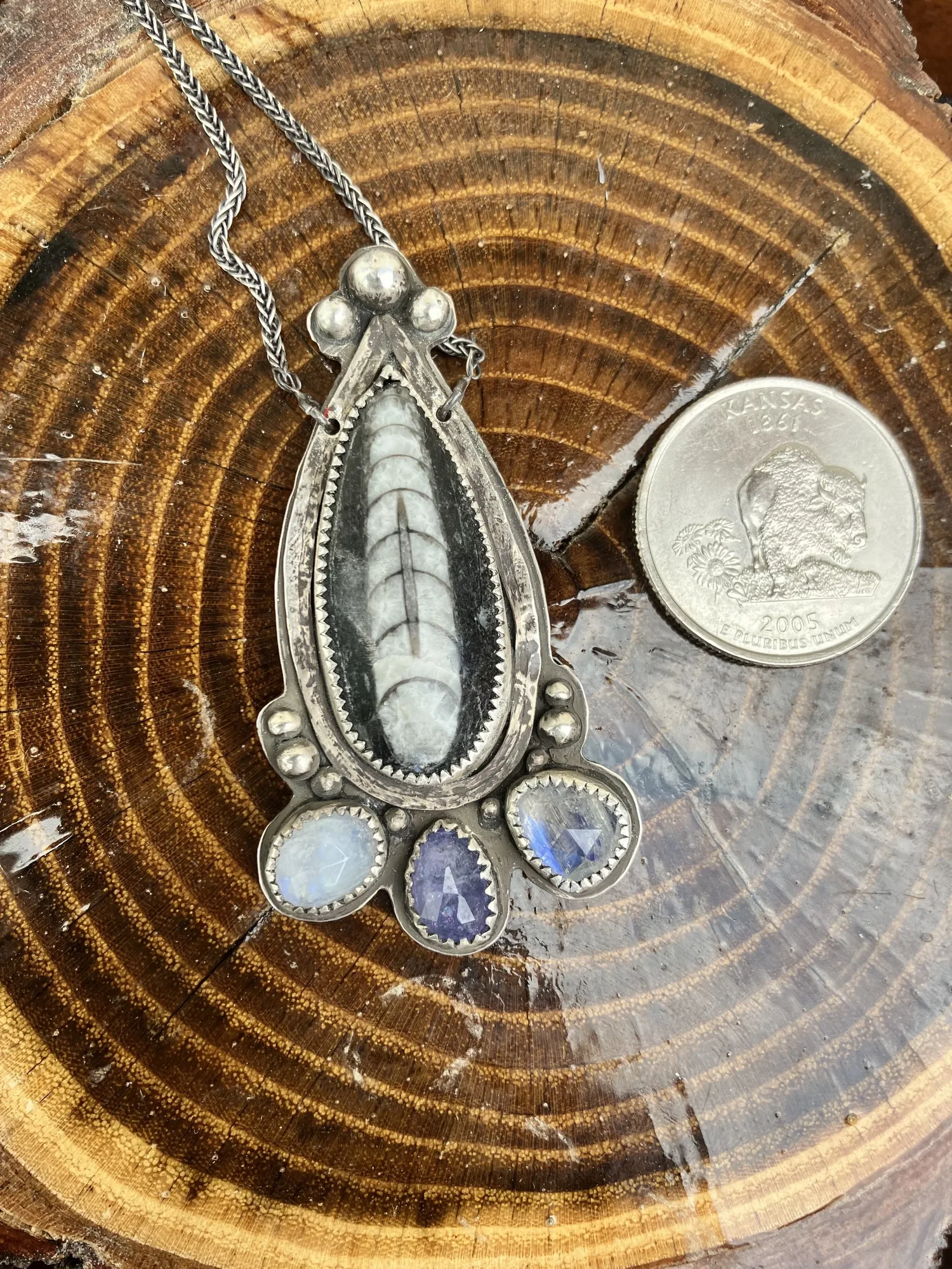 Aventurine “Good Luck” pendant